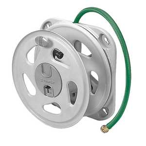 Gardening Tools: Truper Hose Reel Wall Mounted - 40 Metre Capacity 10390