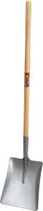 Gardening Tools: Xcel Shovel Long Handle Square Mouth with Ash Handle #8