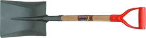 Gardening Tools: Xcel Shovel D Handle Square Mouth with Ash Handle #8