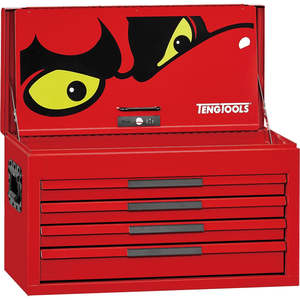 Teng 137pc Pro35 26in Tool Chest Tool Kit - Red