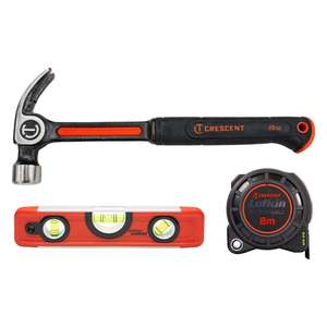 Tool Sets Kits: Crescent 3Pc Pro Tool Bundle
