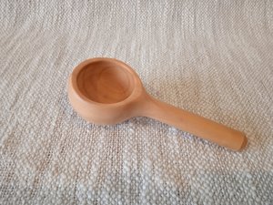 Turned Wooden Coffee Scoop - Engrain