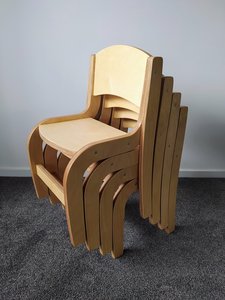 Products: Toddler Chair – Stackable Birch Plywood Early Childhood Chair - Engrain