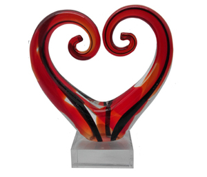 Products: Koru Heart – Large – Engraving Systems