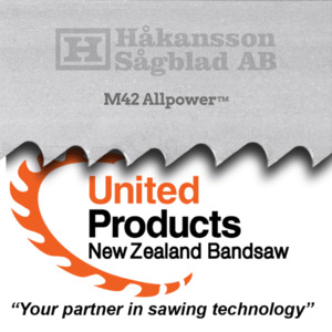 For sale, Bi-metal Bandsaw blade 54mm x .063 x 3/4 tpi - United / NZ Bandsaw