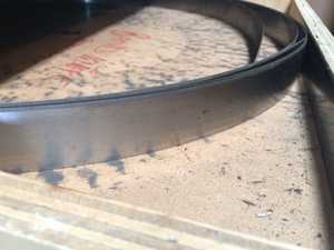 For sale, Bandknife bandsaw blade 16mm (5/8") SEDB single edge double bevel - Un&hellip;