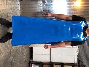TPU ring neck apron WHITE Custom Welded