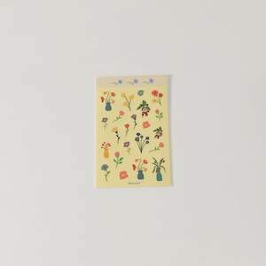 Stickers: Vintage Flower Sticker