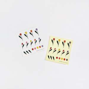 Tulip Sticker (White + Transparent)