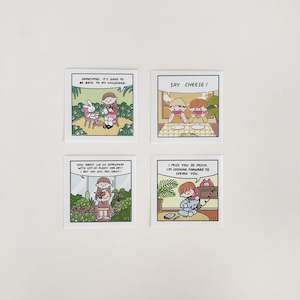 Comic Sticker Set (Green)