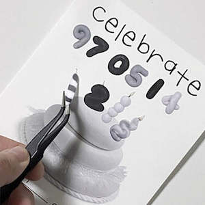 HBD Postcard & Sticker Set