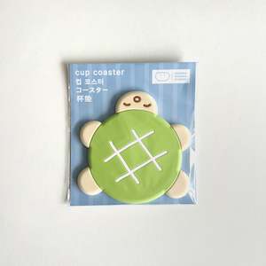 Hookka Hookka Studio: Melon Pan Turtle Coaster