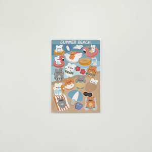 SUMMER BEACH STICKER