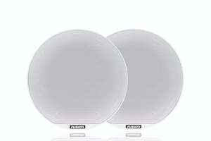 Entertainment: Classic White Marine Speaker - 7.7"