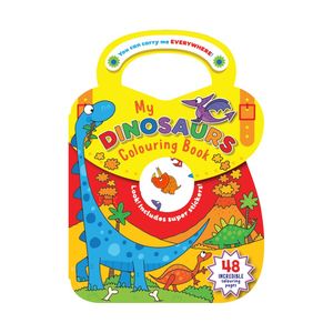 New Arrivals: Colouring & Sticker Book - Dinosaurs
