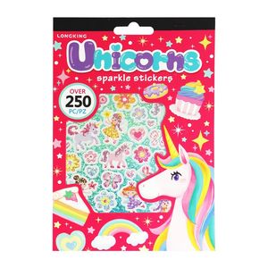 New Arrivals: Sticker Pad Sparkly - Unicorns