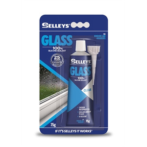 Sellleys: Selleys Glass Clear Sealant 75g