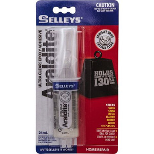 Sellleys: Selleys Araldite Ultra Clear 24ml