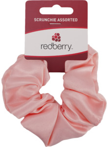 Red Berry: R/B Scrunchie - Asstd 1pk