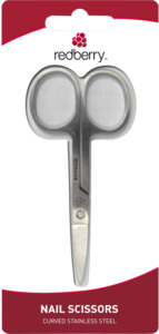 R/B Nail Scissors - Curved
