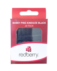 R/B Bobby Pins K/Size - Black