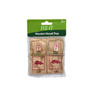 Pest: F.I.T. Wooden Mouse Trap 2pk