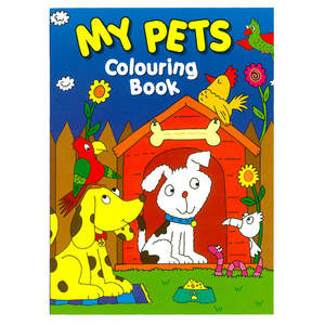 Stationery: My Pets Colouring Book 72pg