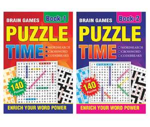Stationery: Mixed Puzzle Book 160pg