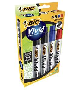 Bic H/Sell Eco Vivid Asstd 4pk