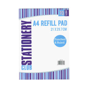 A4 Writing Refill Pad - 70 Sheets