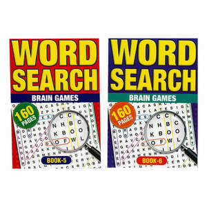 Word Search Puzzle Book 160pg