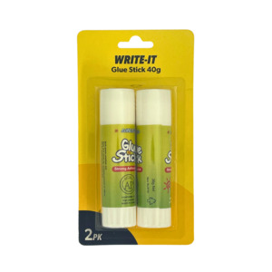 W-it Glue Stick 2pk - 40g