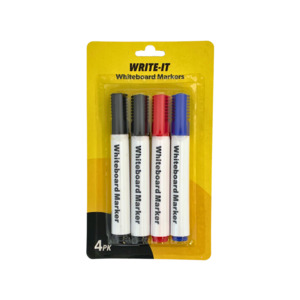W-it Whiteboard Markers 4pk