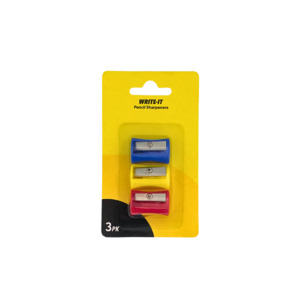 Write It: W-it Pencil Sharpener 3pk