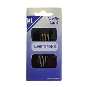 Clearance: Needle Card 6pk**