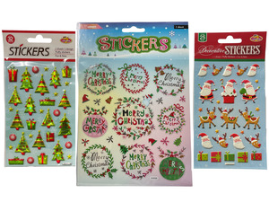Xmas Stickers Asstd**