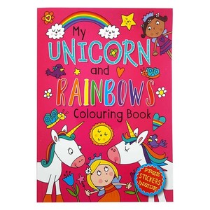 Unicorn Colouring Book 72pg
