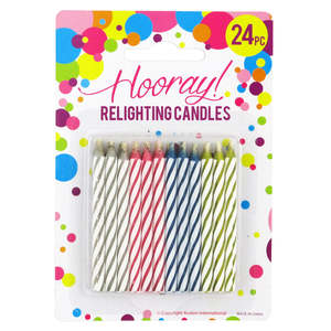 Hooray Relighting Candles  24pcs