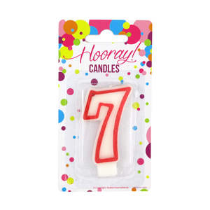Hooray Numerical Candle - No7