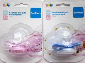 Pacifier Pink/Blue 1pc