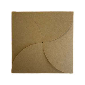 Brown: Kraft - 120x120mm (BUTTERFLY)