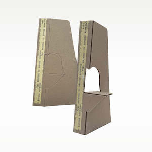 Display Signage: Cardboard Struts A6-A3