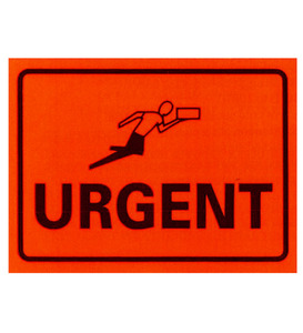 Labels and Document Slips: Urgent