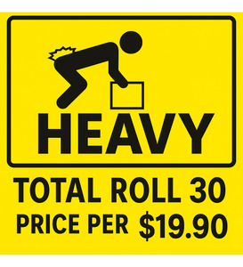 Labels and Document Slips: Heavy