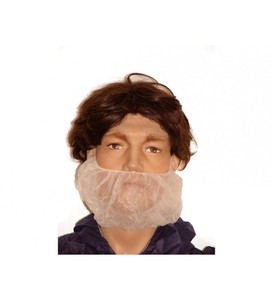 Hats and Shoes: Doublea Loop White Beard Cover