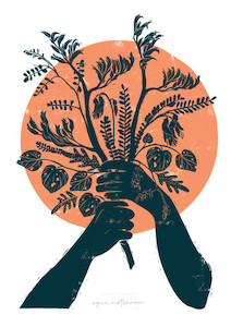 Products: Native gatherings - limited edition print - A3 Epic Aotearoa