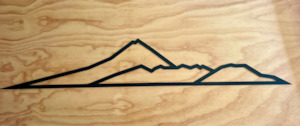 Products: Metal Taranaki Mt Egmont mountain Epic Aotearoa