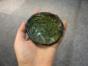 Products: Little pottery dish - fern Epic Aotearoa