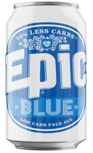 Low Carb Beers: Epic Blue 4.8% - 1 x 330ml Single Can