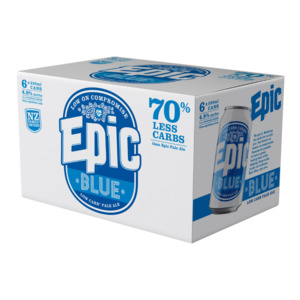 Epic Blue 4.8% 330ml 1 x 6pk Cans